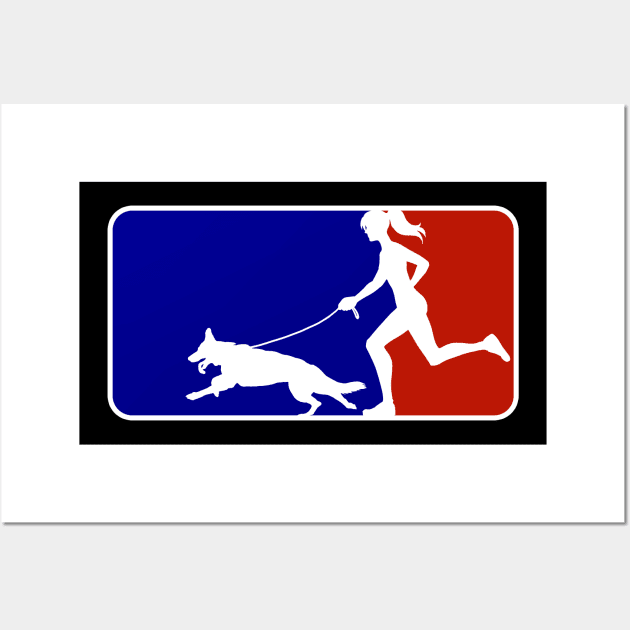 Major League Dog Walker Wall Art by CCDesign